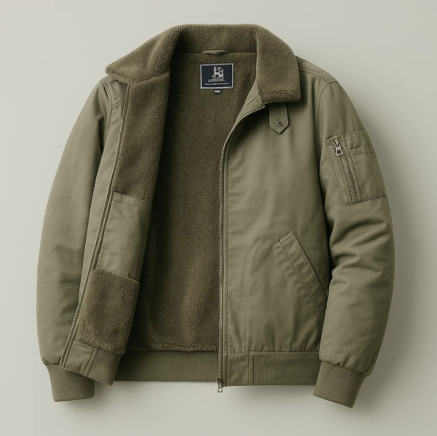 Michael | Fleece Bomber Jacket