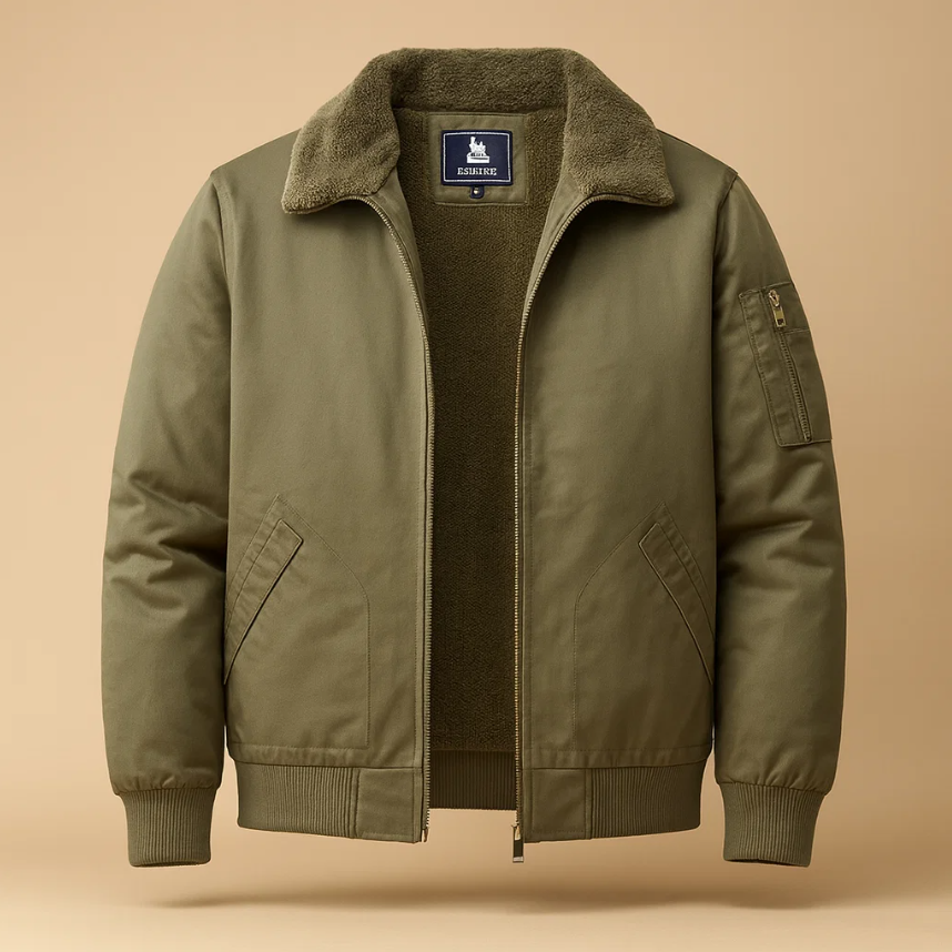 Michael | Fleece Bomber Jacket