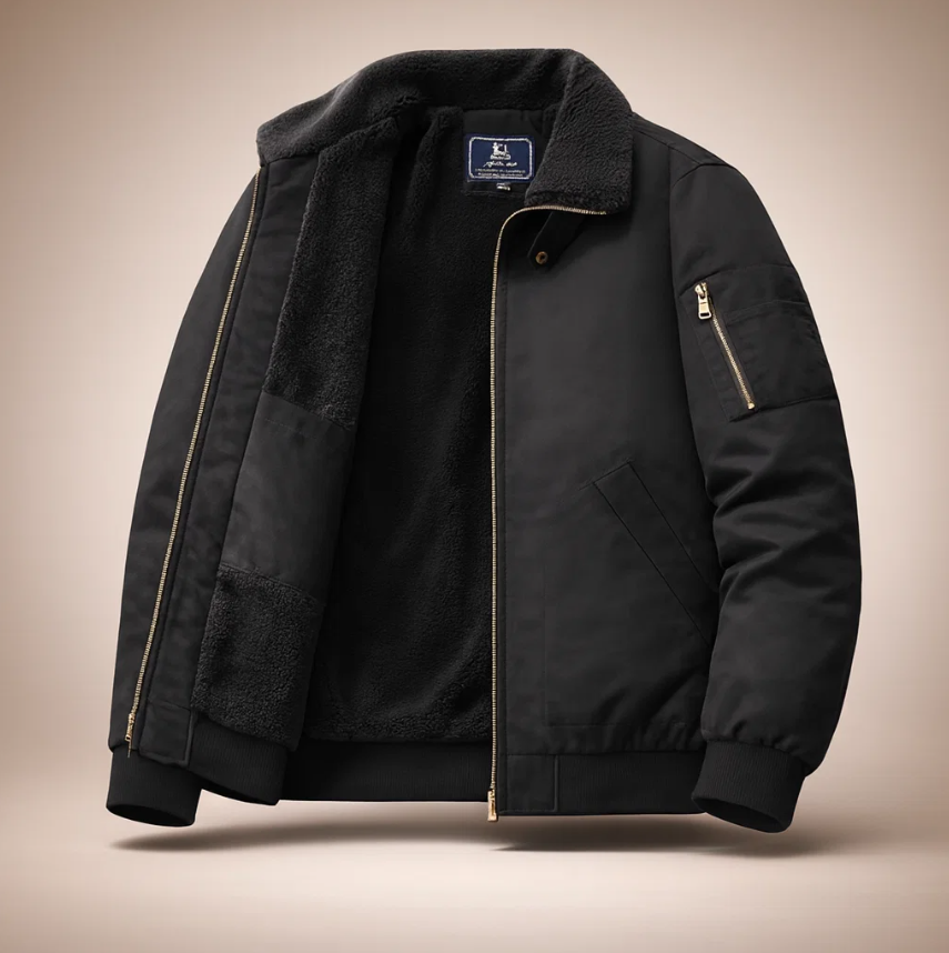 Michael | Fleece Bomber Jacket