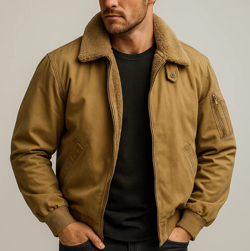 Michael | Fleece Bomber Jacket