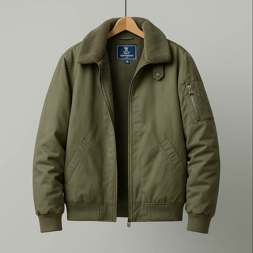 Michael | Fleece Bomber Jacket