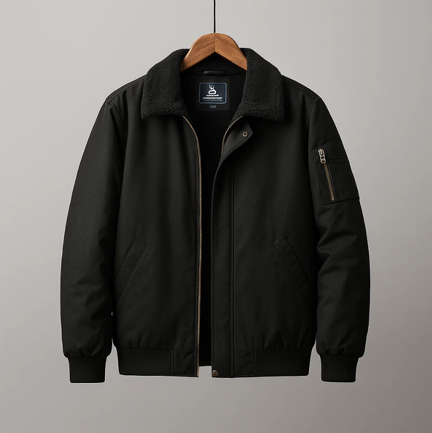 Michael | Fleece Bomber Jacket