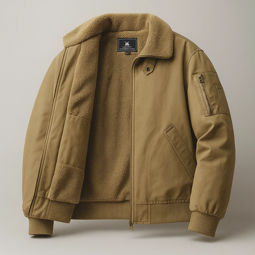 Michael | Fleece Bomber Jacket