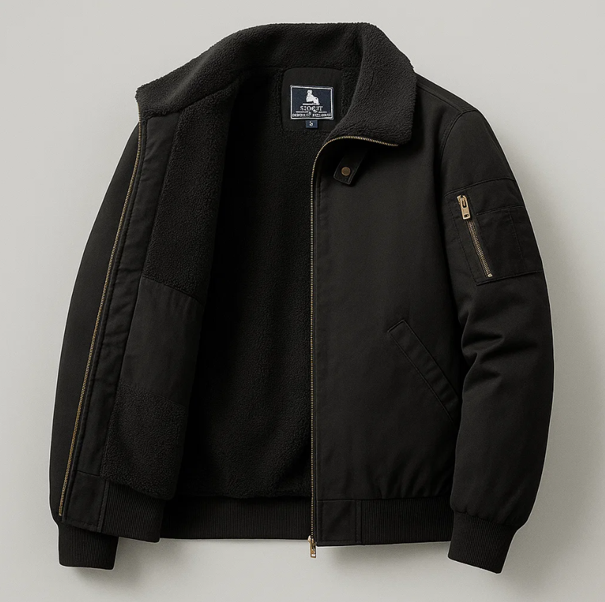Michael | Fleece Bomber Jacket