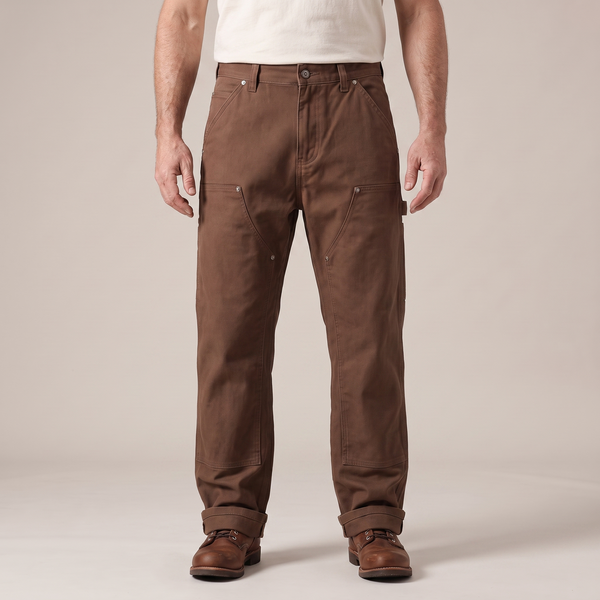Montague straight-leg workwear utility pants, view 1