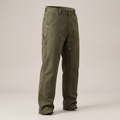 Montague straight-leg workwear utility pants, army green