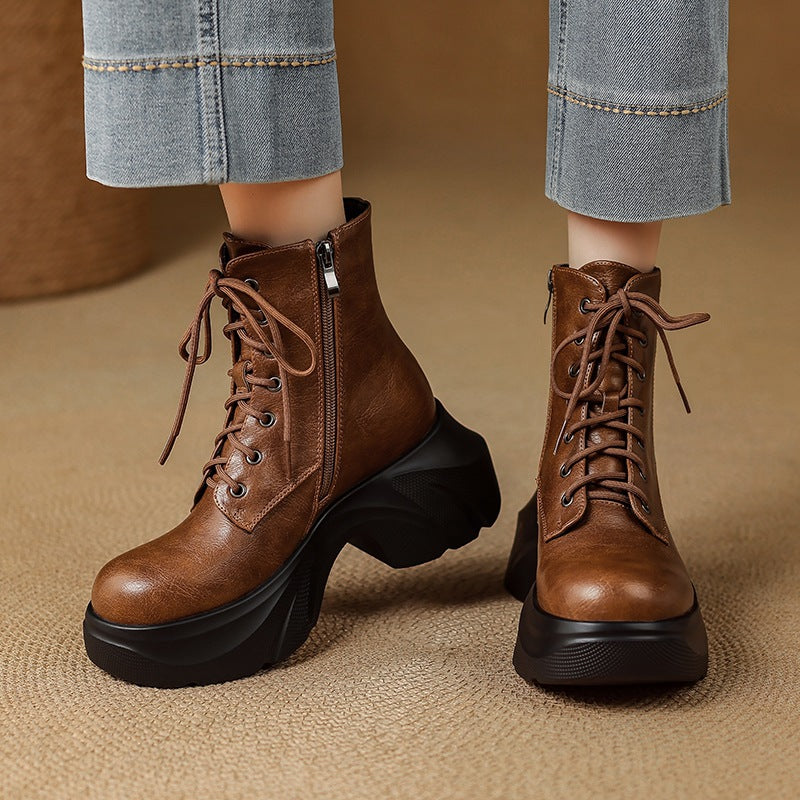 Morwenna | Wave-Sole Combat Boots