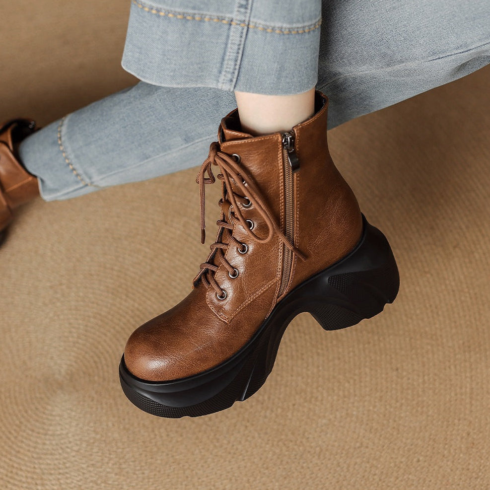 Morwenna | Wave-Sole Combat Boots