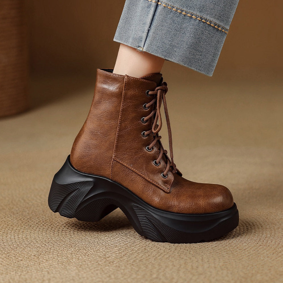 Morwenna | Wave-Sole Combat Boots