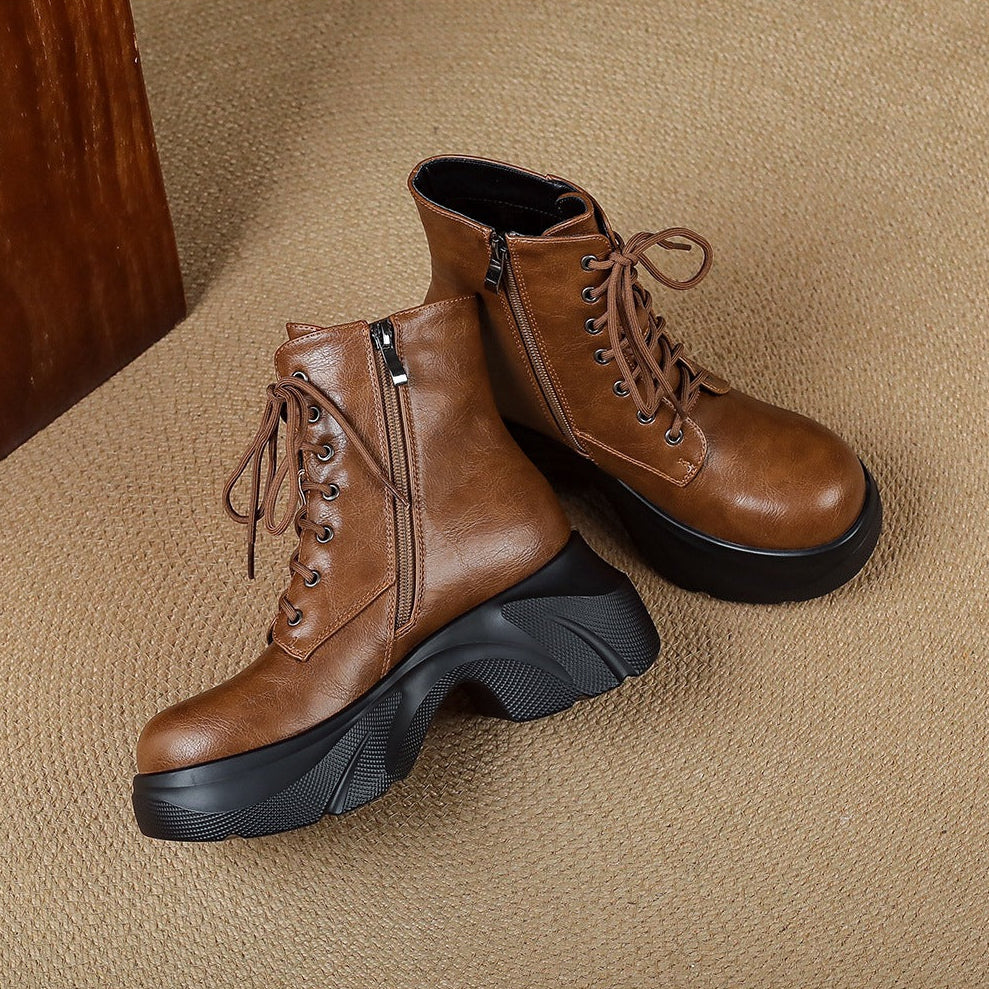Morwenna | Wave-Sole Combat Boots