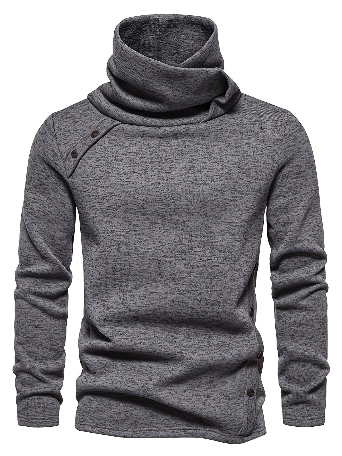 Nash | Slouchy Collar Button-Up Sweater