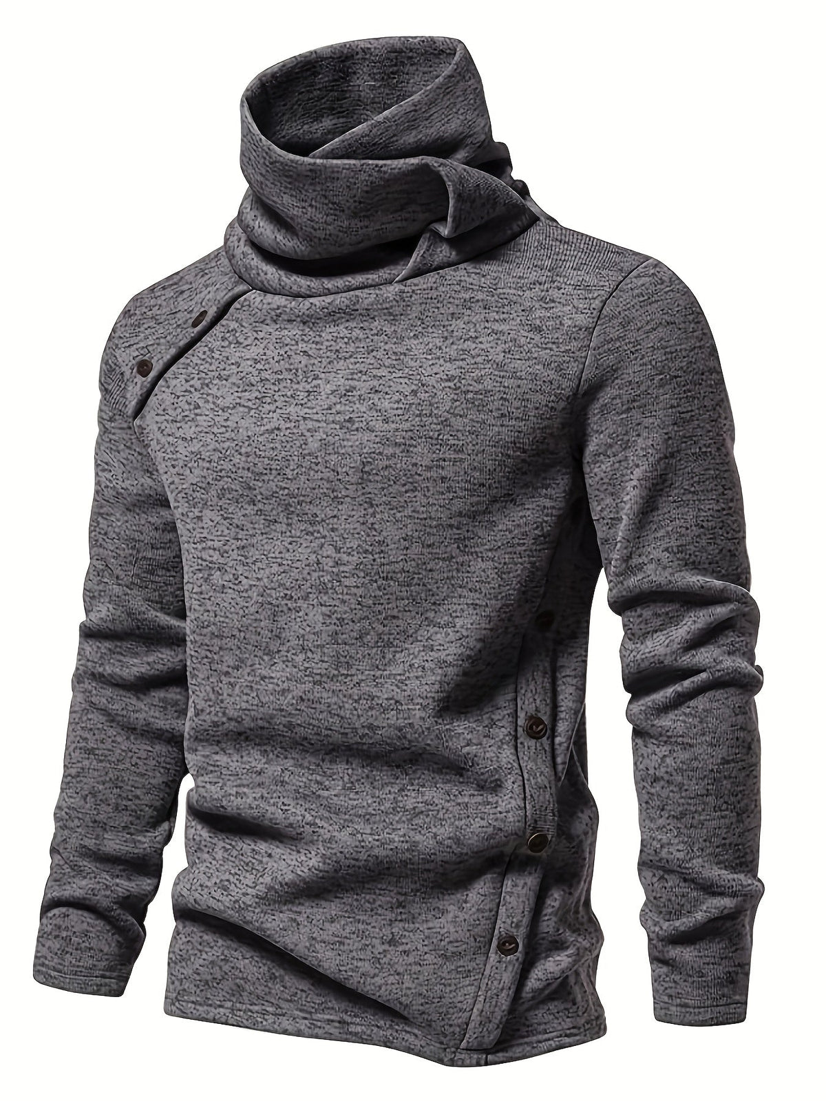 Nash | Slouchy Collar Button-Up Sweater