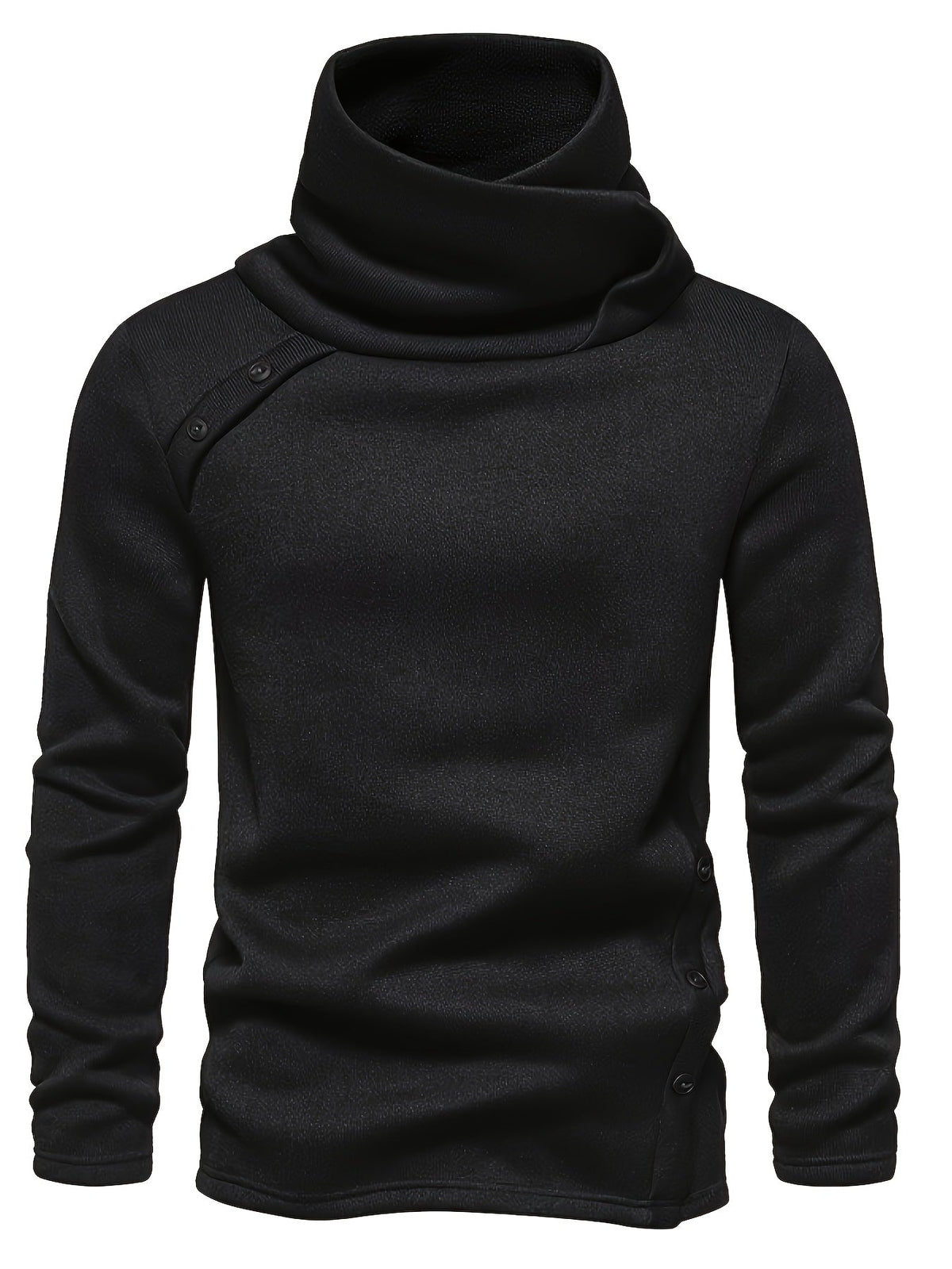 Nash | Slouchy Collar Button-Up Sweater