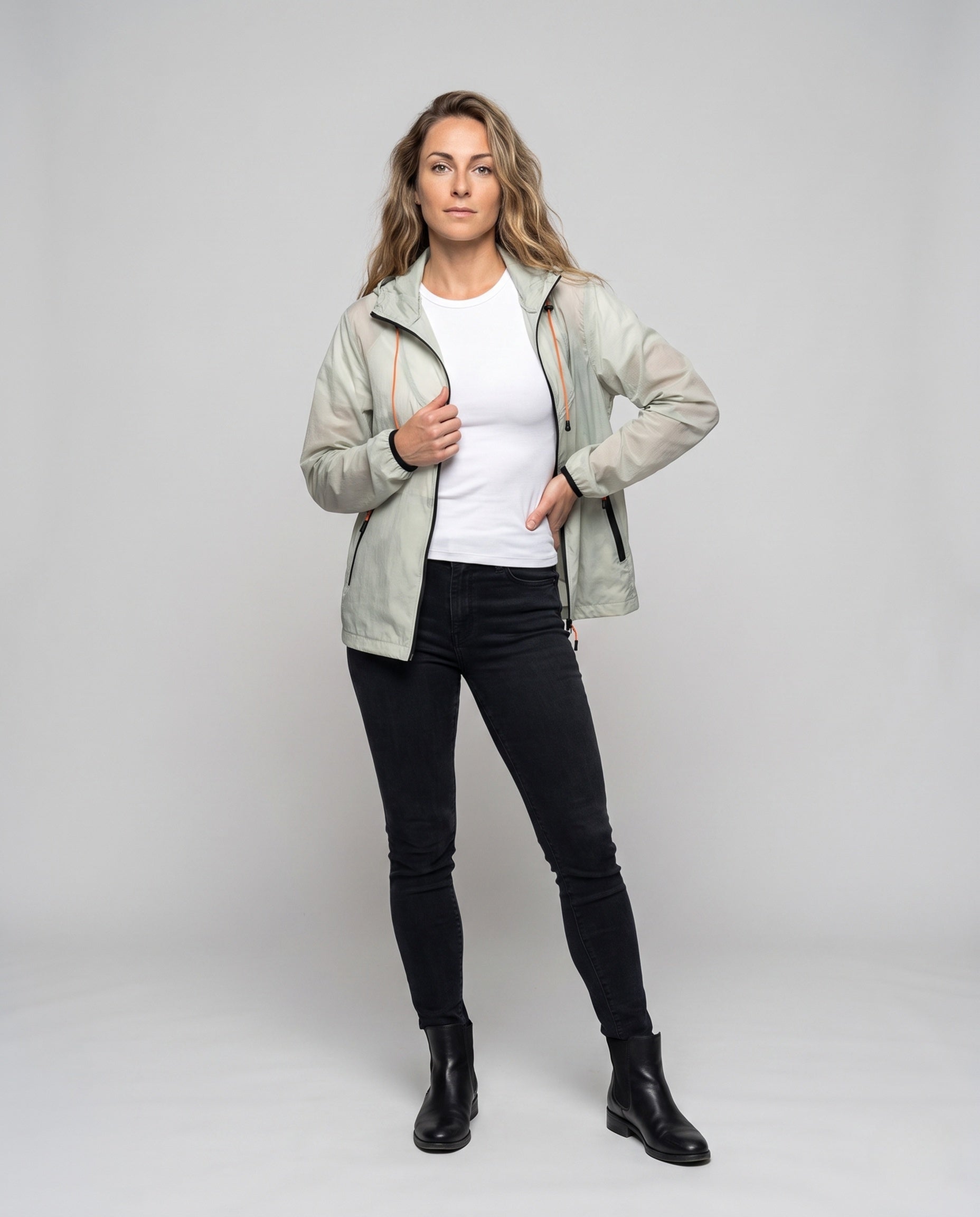 Natalie technical outdoor jacket - front view