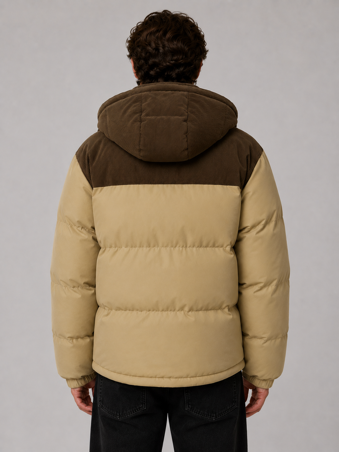 Nathaniel | Hooded Corduroy Puffer Jacket
