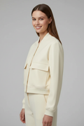 Netta bomber jacket with baseball collar - detail view