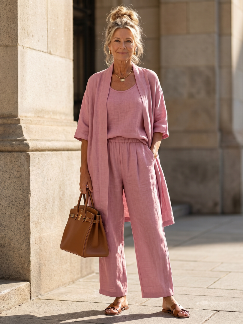 Nina | Cropped Loungewear Set