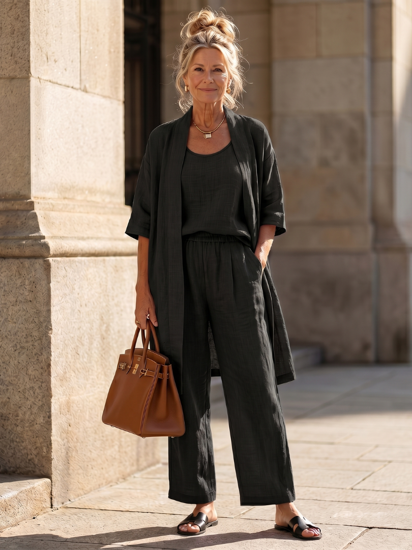 Nina | Cropped Loungewear Set