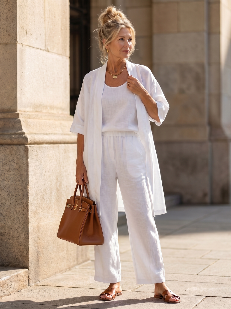 Nina | Cropped Loungewear Set