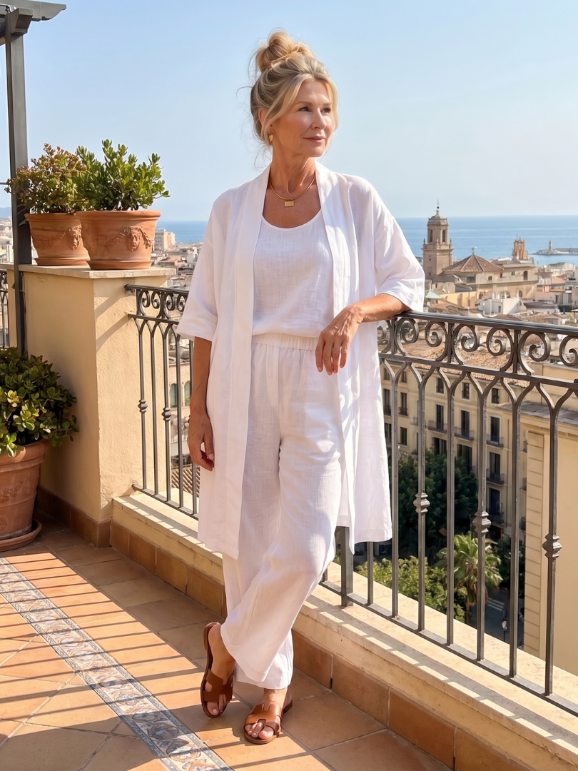 Nina | Cropped Loungewear Set