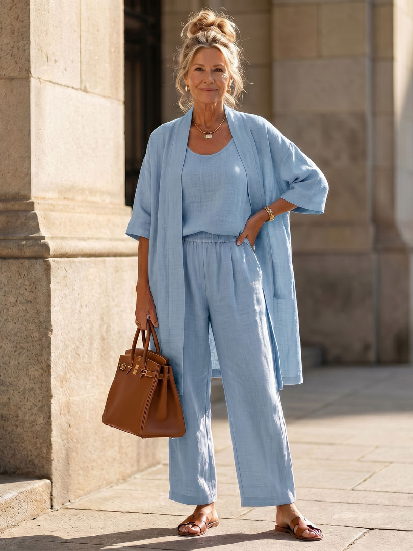 Nina | Cropped Loungewear Set