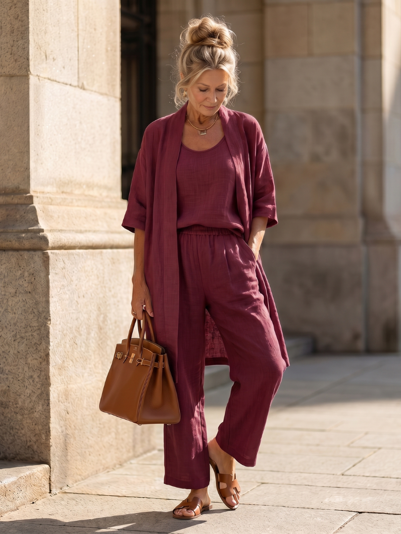 Nina | Cropped Loungewear Set