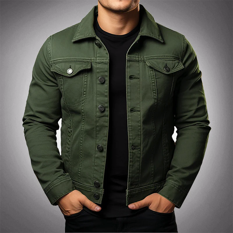 Noah denim jacket - front view