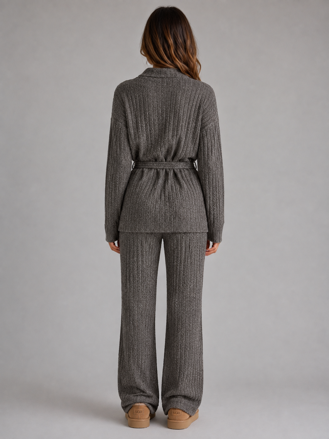 Noor | Cozy Roll-Neck Knit Two-Piece Set