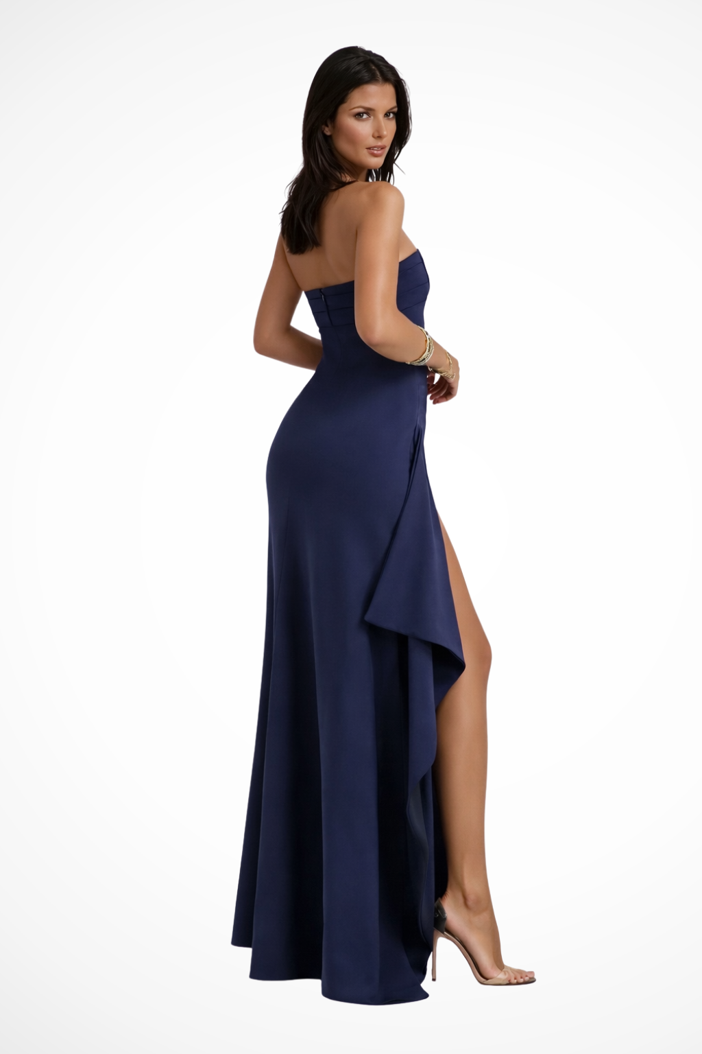 Nora | Strapless Evening Maxi Dress