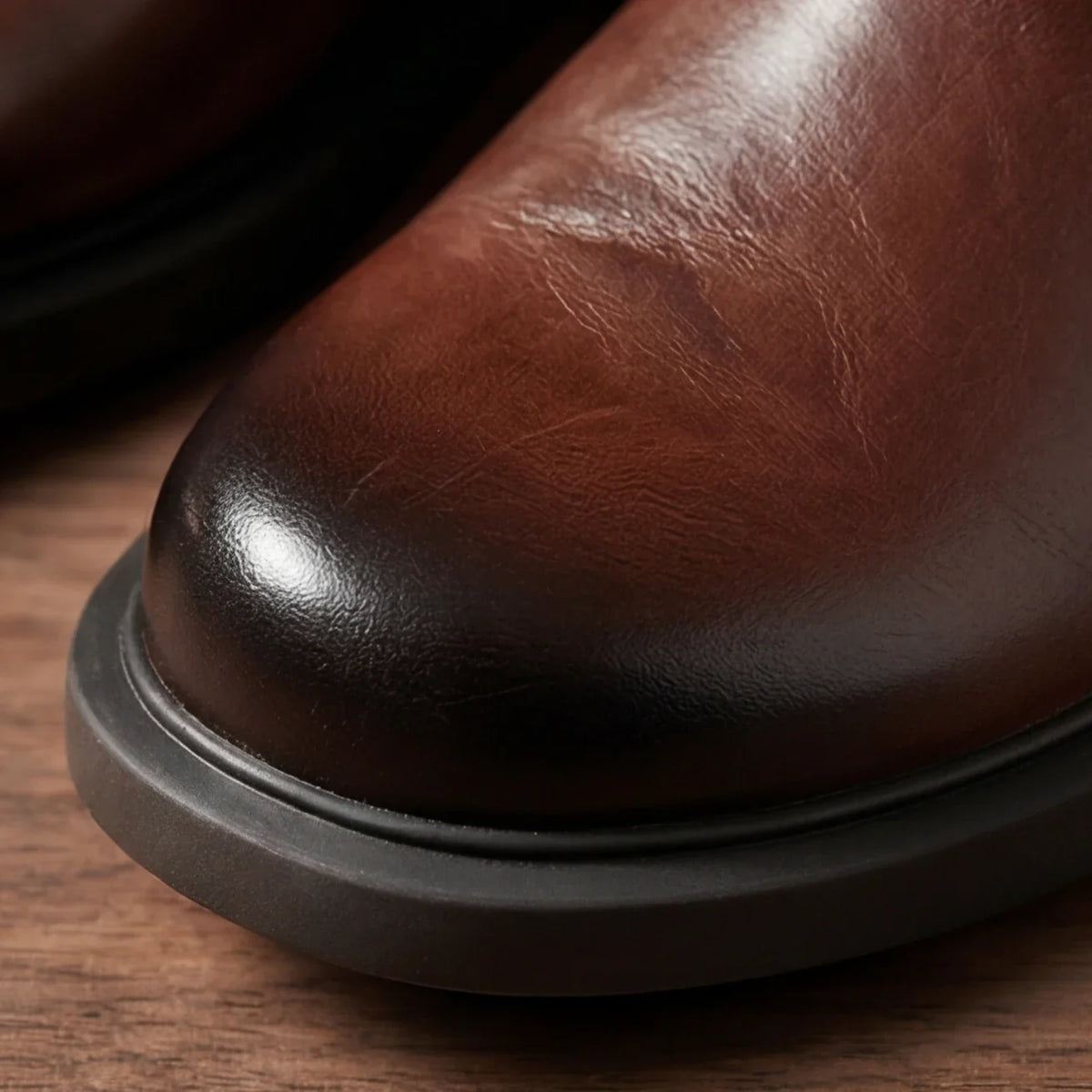 Oceane | Genuine Leather Side-Zip Boots