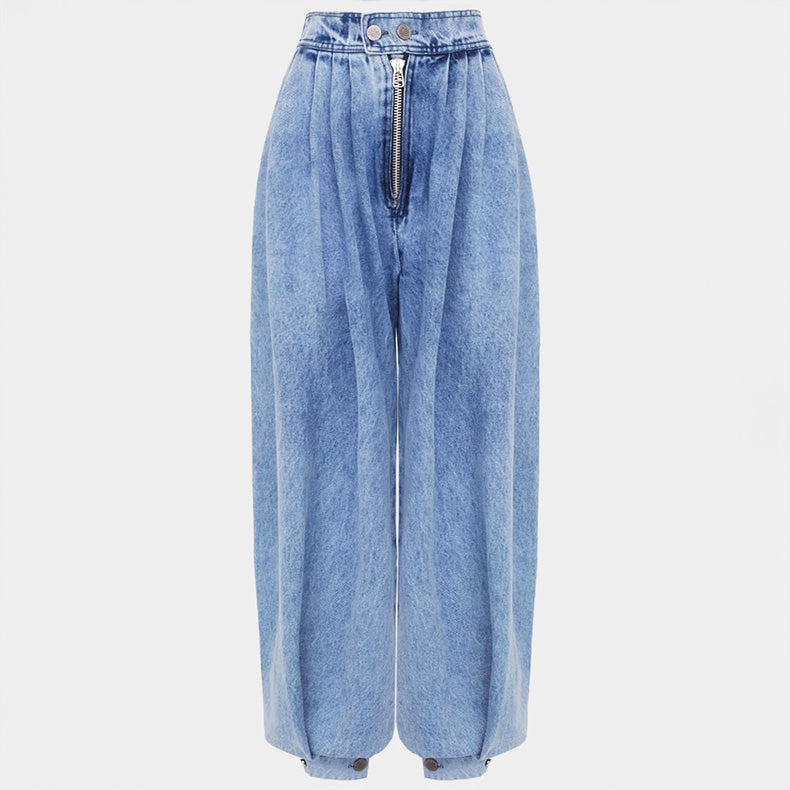 Odette | High-Waist Denim Balloon Jeans