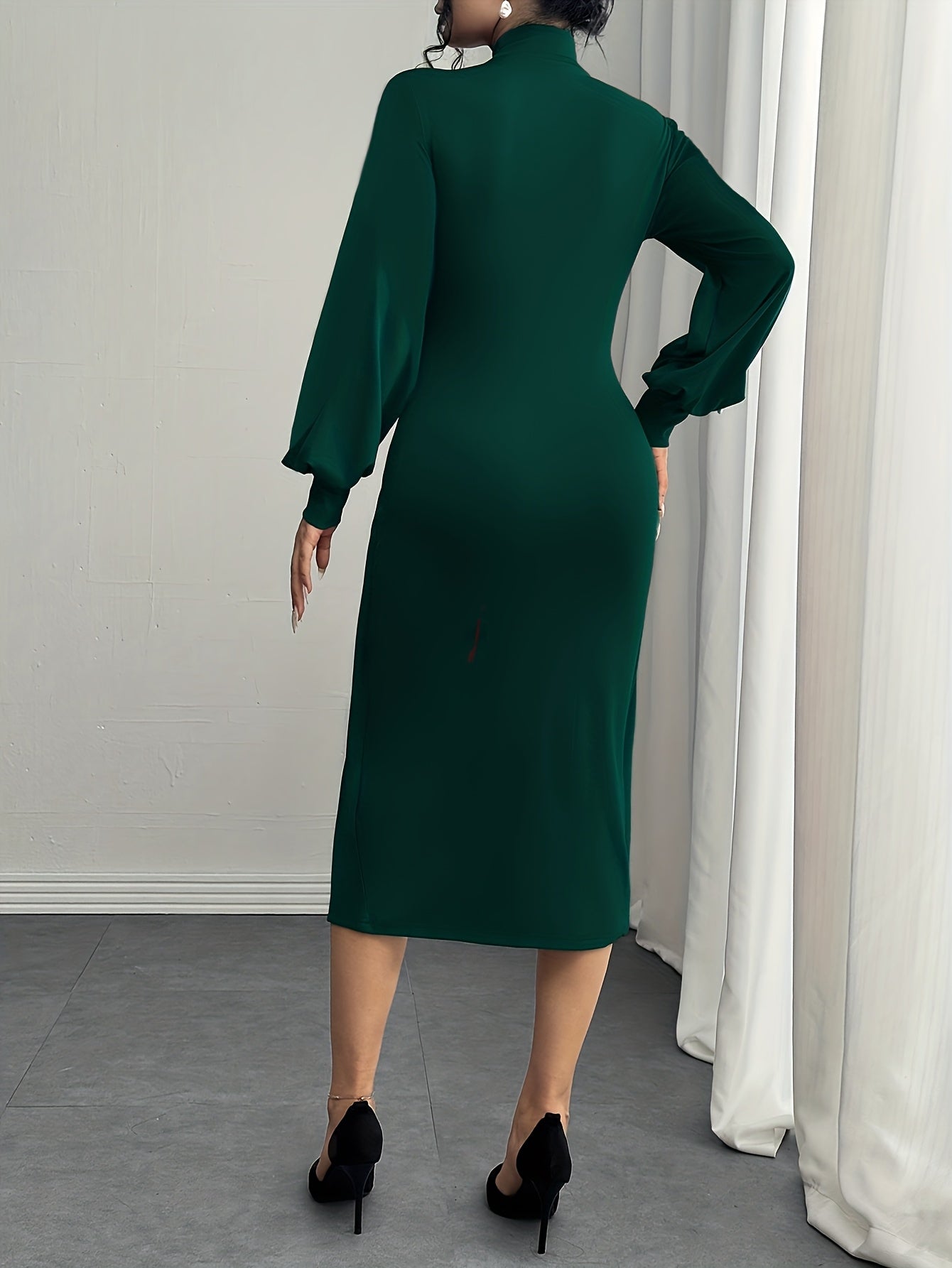 Odile fall bodycon dress - styled outfit 1