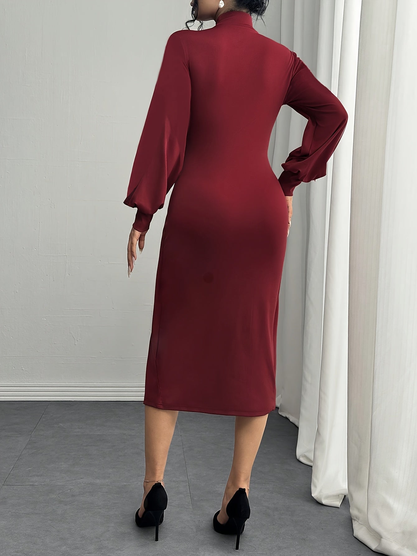 Odile fall bodycon dress - styled outfit 2