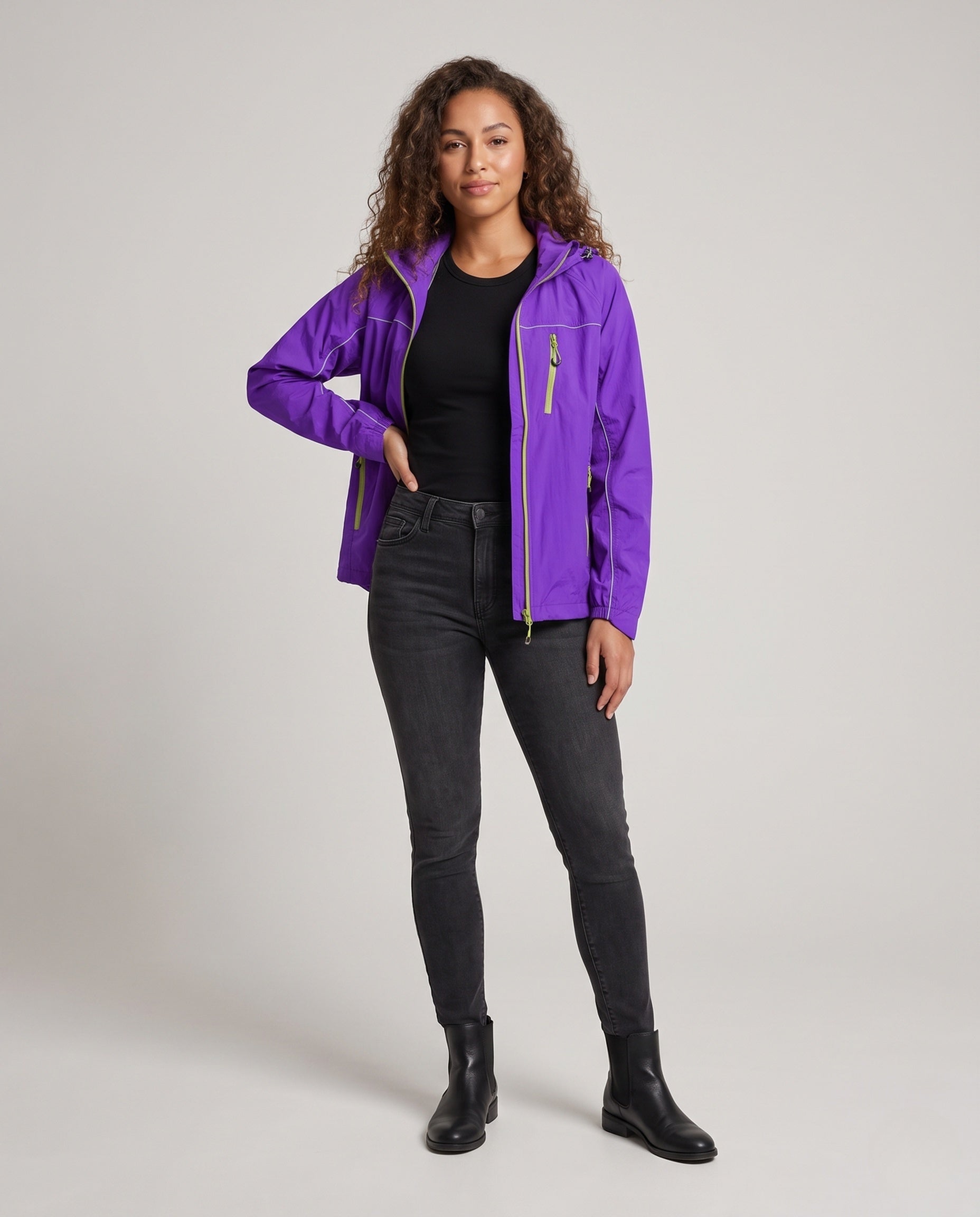 Olivia UV protection water-repellent jacket - front view