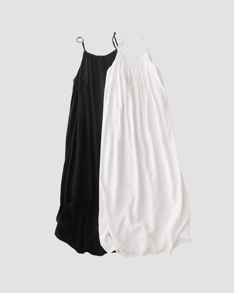 Oriana | Sleeveless Cami Maxi Dress
