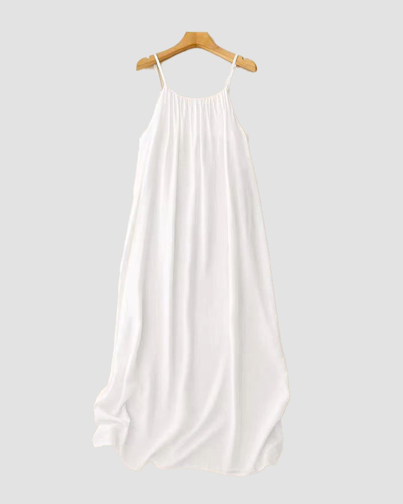 Oriana | Sleeveless Cami Maxi Dress