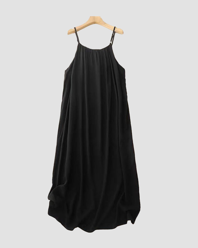 Oriana | Sleeveless Cami Maxi Dress