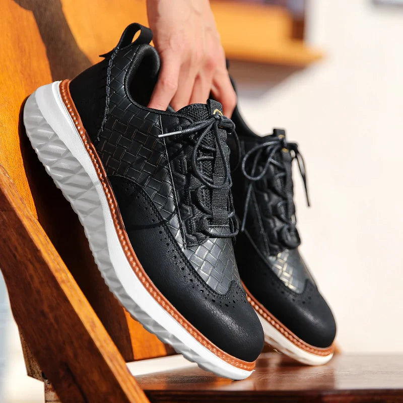Oscar | Leather Oxford Sneakers