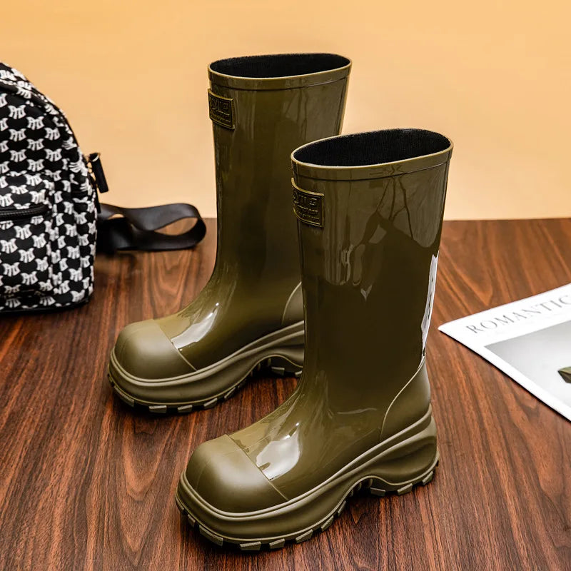 Oswina | Knee-High Rain Boots