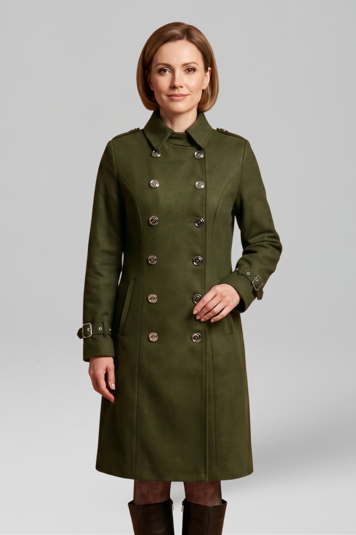 Ottavia | Coat with Double-Breasted Buttons