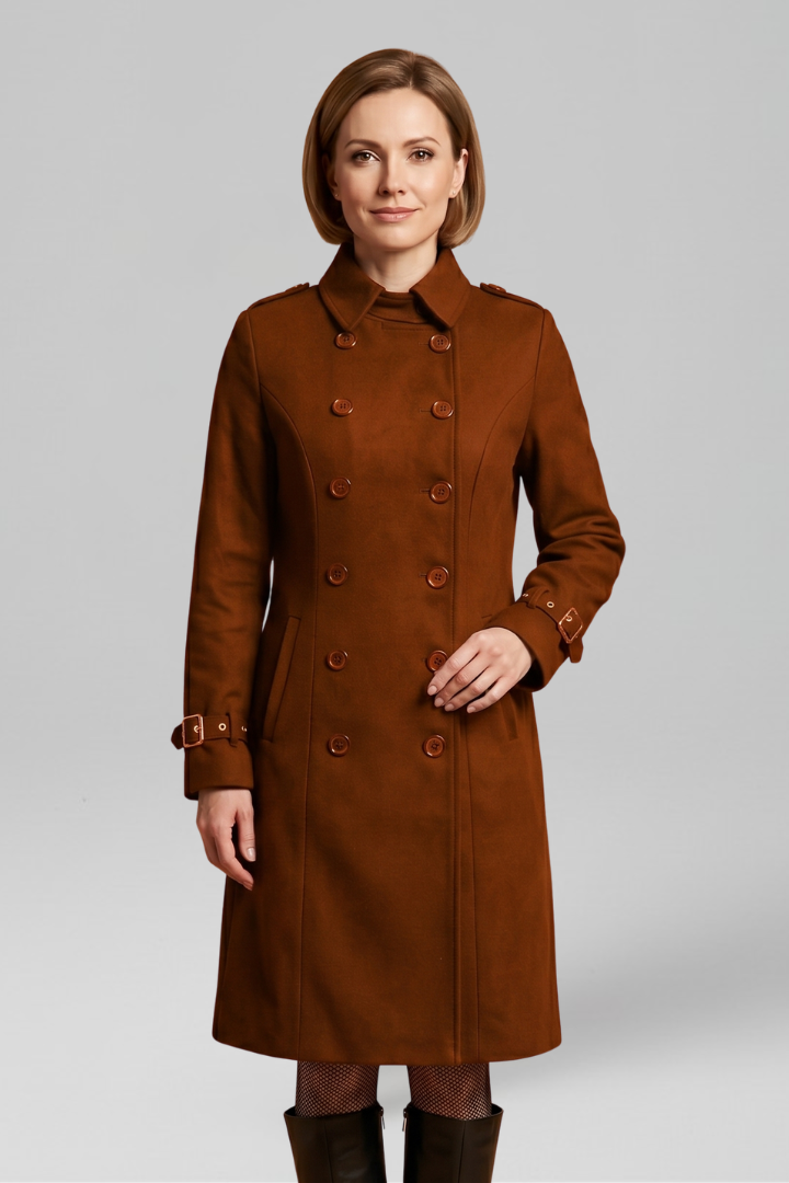 Ottavia | Coat with Double-Breasted Buttons