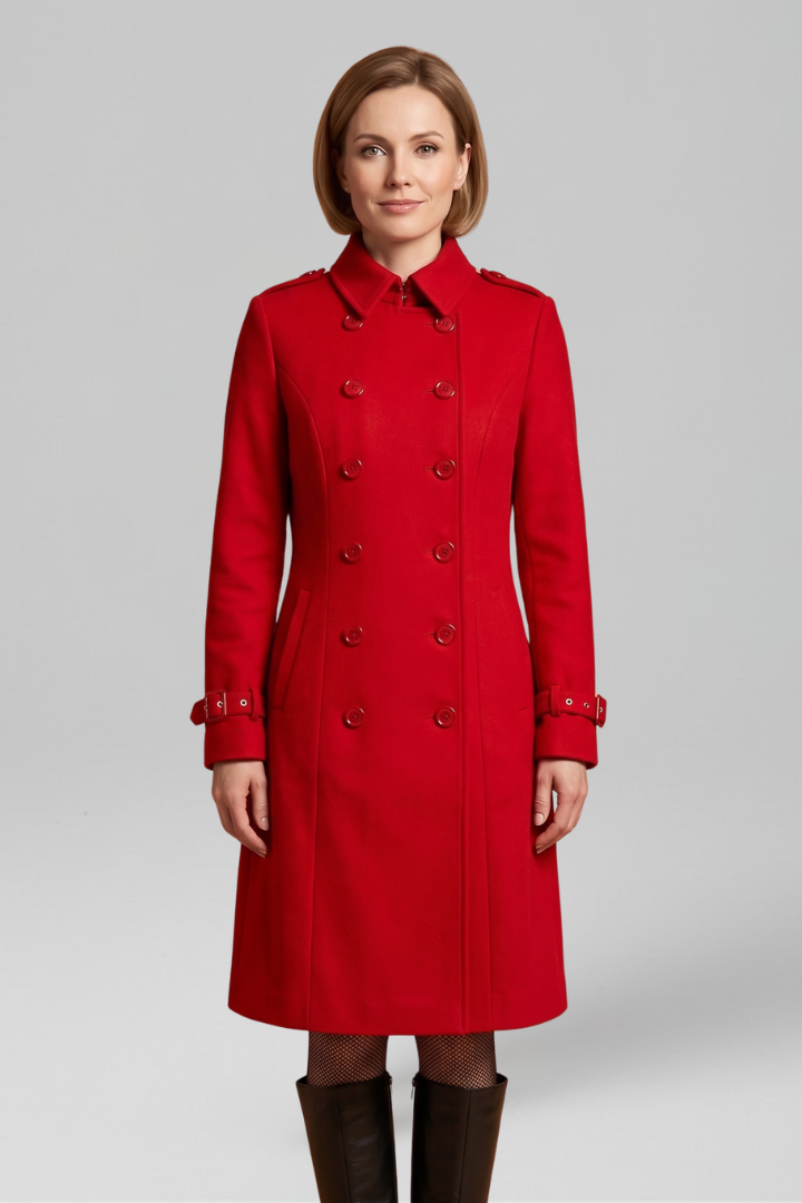 Ottavia | Coat with Double-Breasted Buttons
