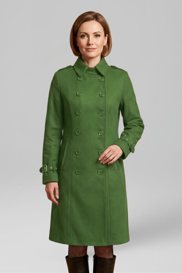 Ottavia | Coat with Double-Breasted Buttons