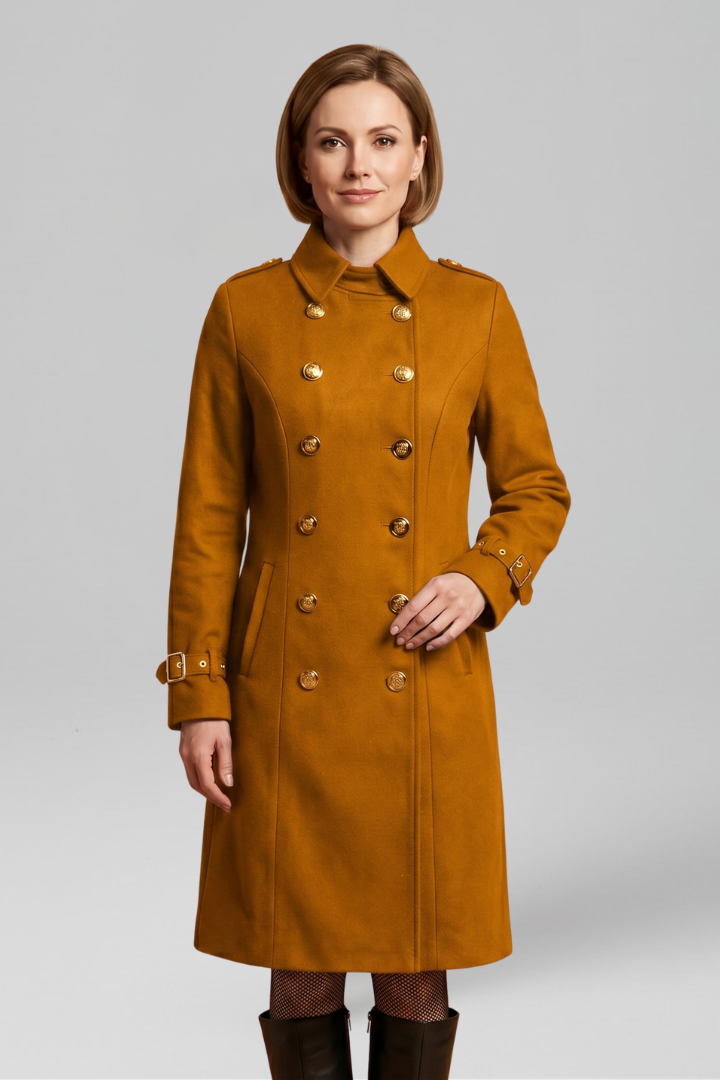 Ottavia | Coat with Double-Breasted Buttons