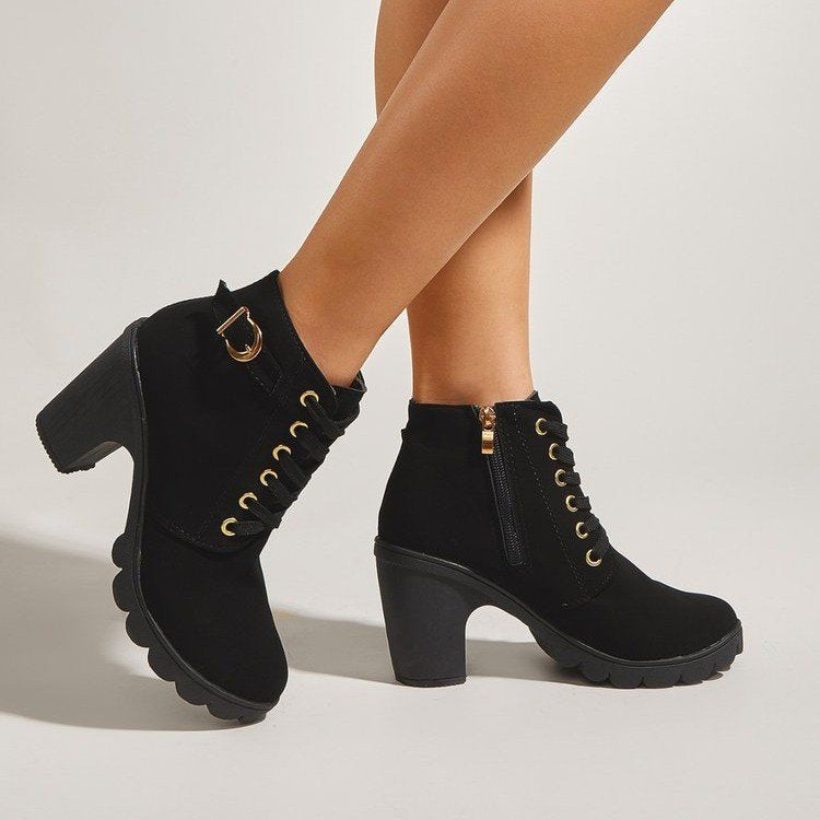 Ottoline | Buckled Leather Booties