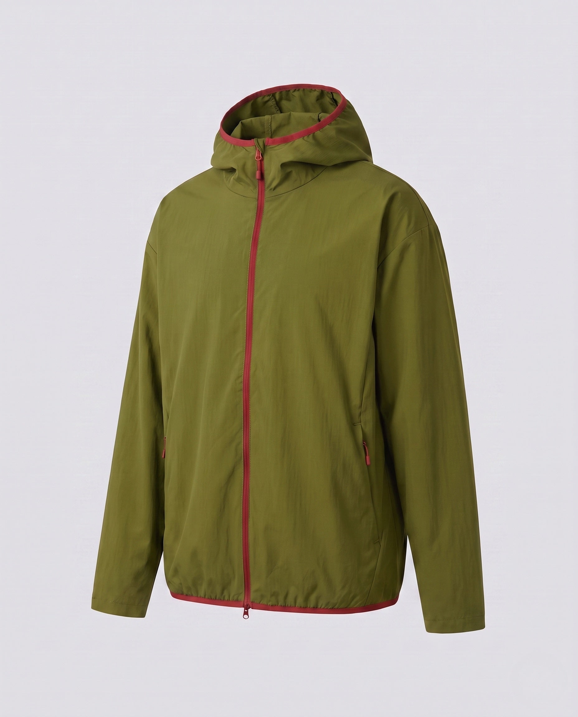 Owen packable hiking hooded jacket - color Yellow