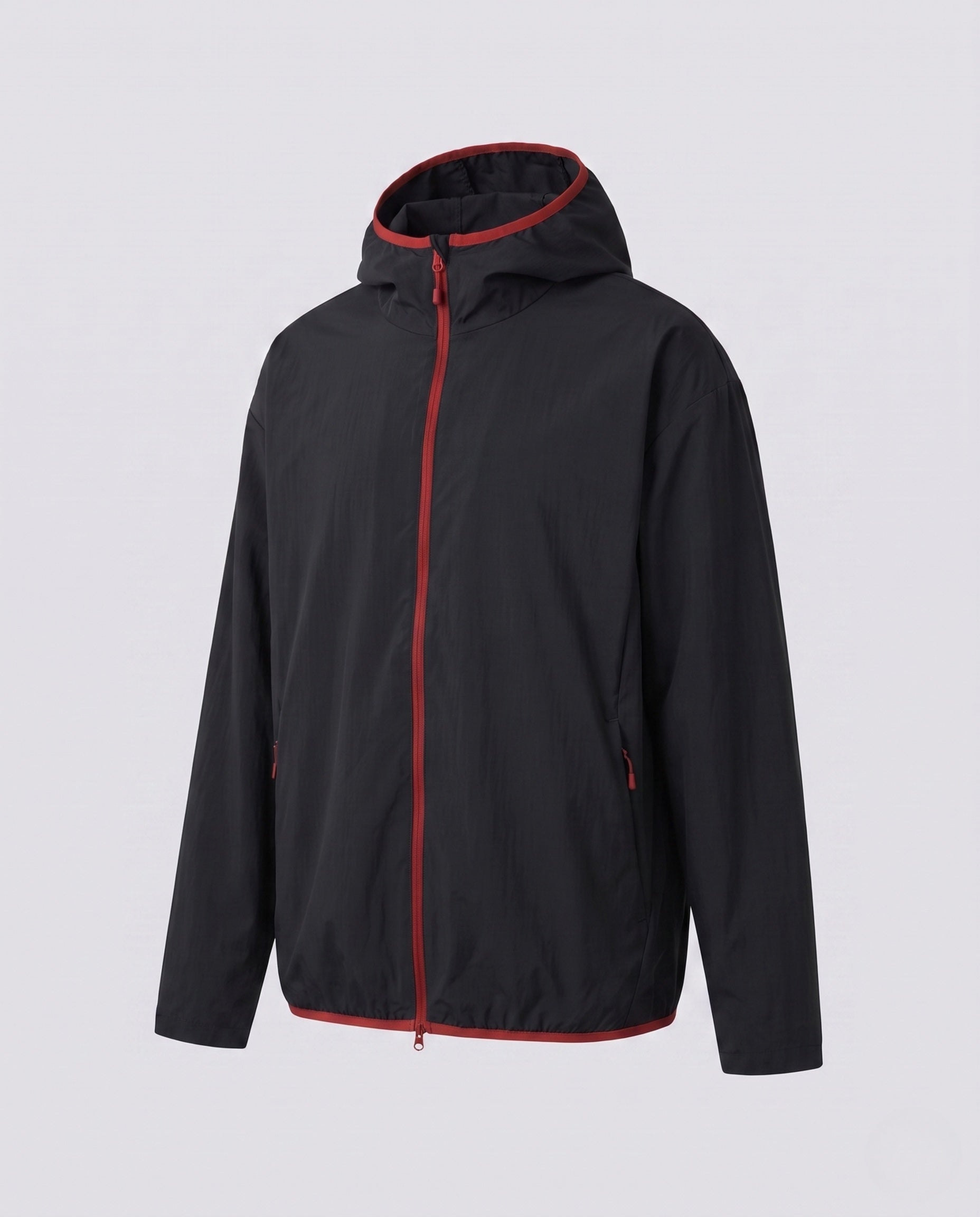 Owen packable hiking hooded jacket - color Black