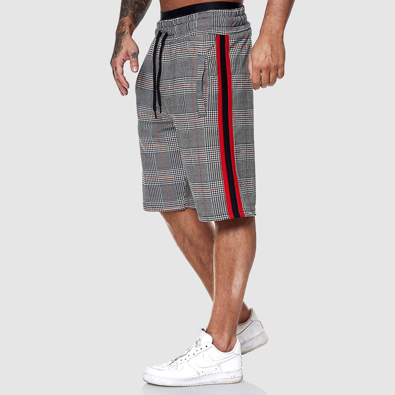 Parker | Relaxed Fit Plaid Drawstring Shorts