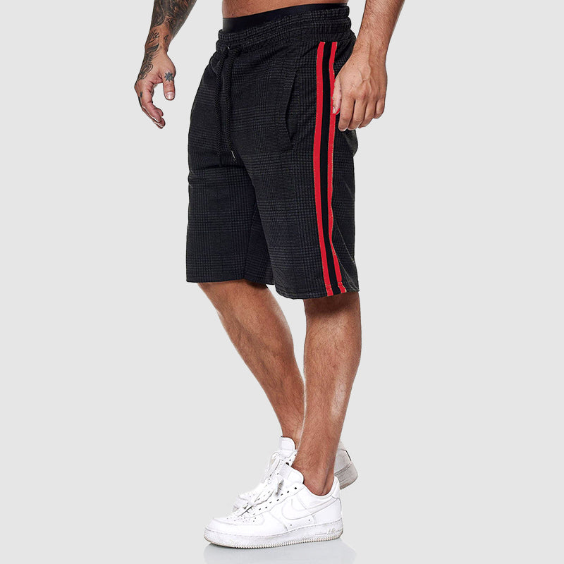 Parker | Relaxed Fit Plaid Drawstring Shorts