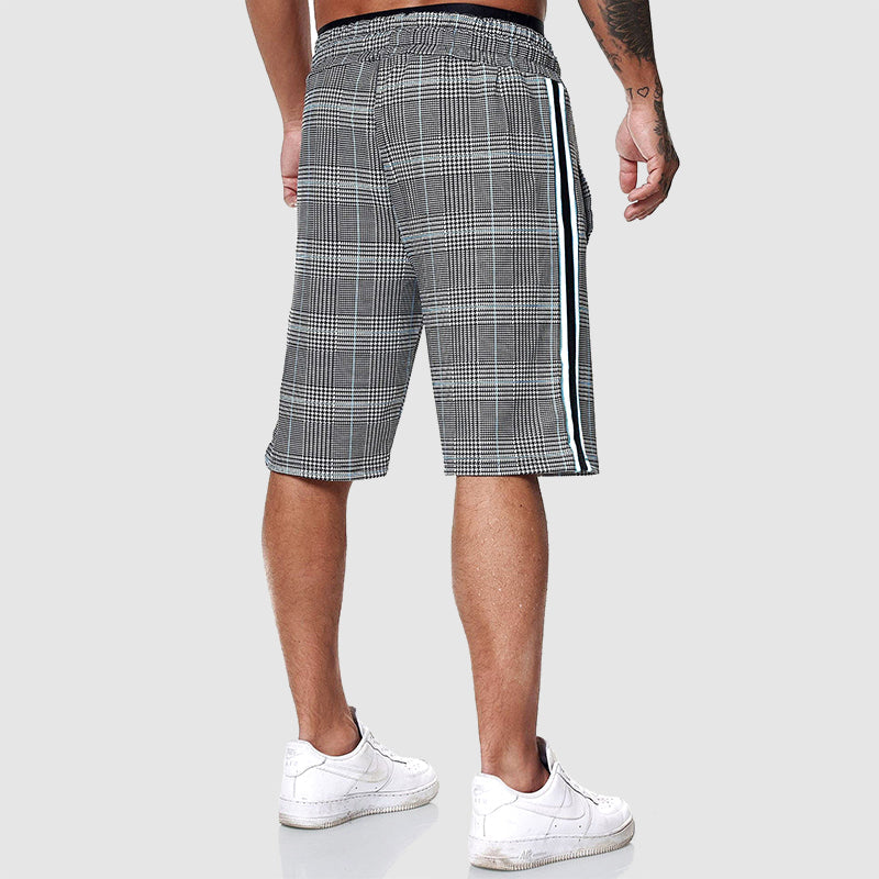 Parker | Relaxed Fit Plaid Drawstring Shorts